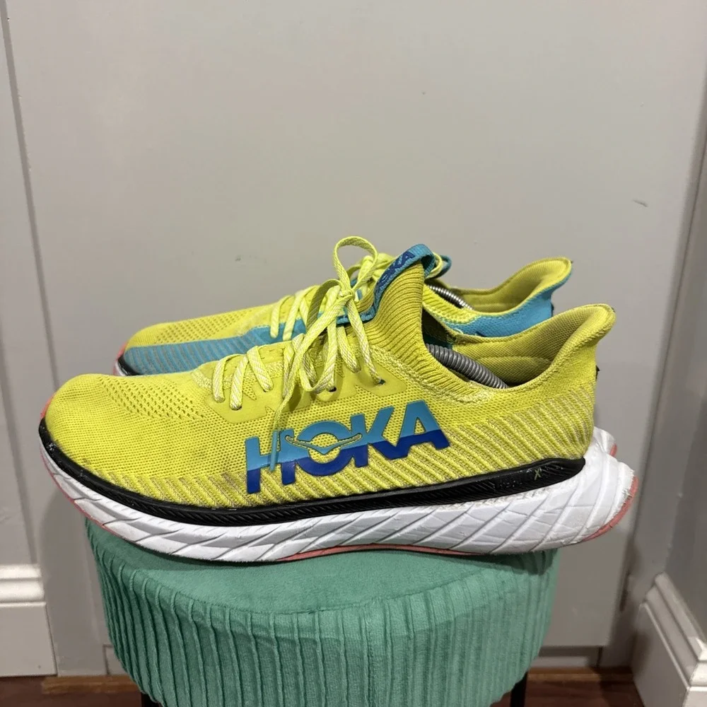 Hoka One One Mens Carbon X 3 Running Shoes Evening Primrose 1123192-EPSB 12D